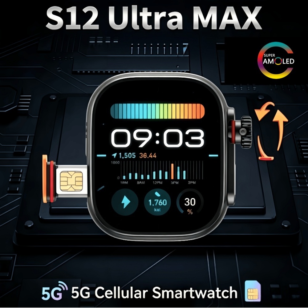 Nutrition Gym - Montre connectée S12 Ultra MAX version