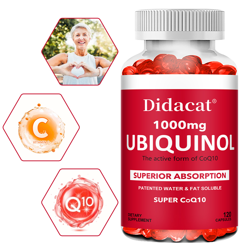Coq10 Ubiquinol Softgel - Ubiquinol CoQ10 1000mg Gélules Molles, Forme