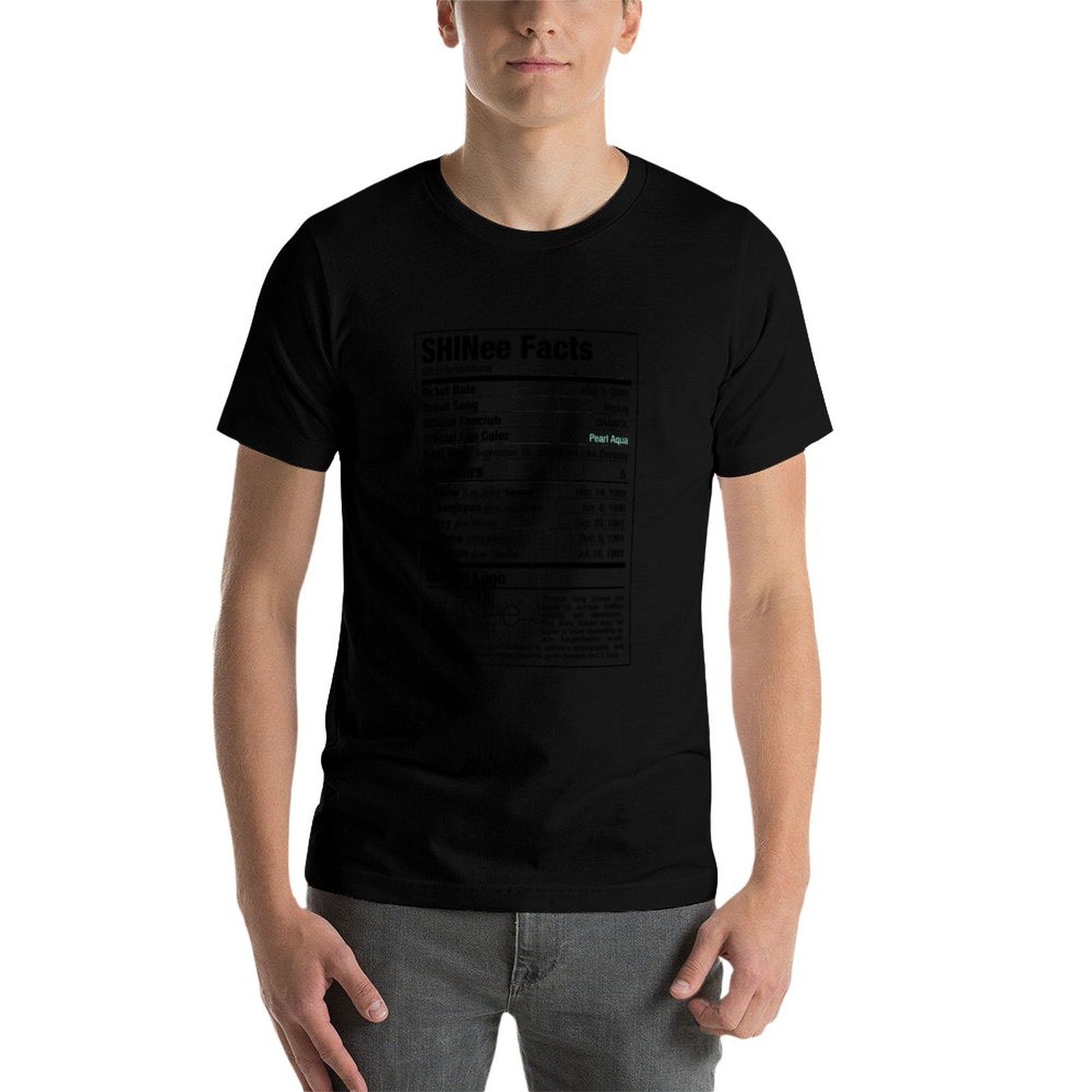 T-shirt SHINee Kpop Nutritiona - Nutrition For Fitness Training avis et prix