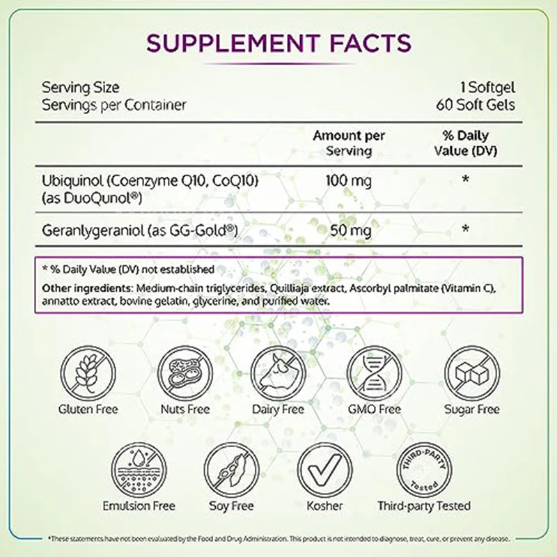 BioQuinol Ubiquinol 150mg – Co - Coq10 Ubiquinol Softgel avis et prix